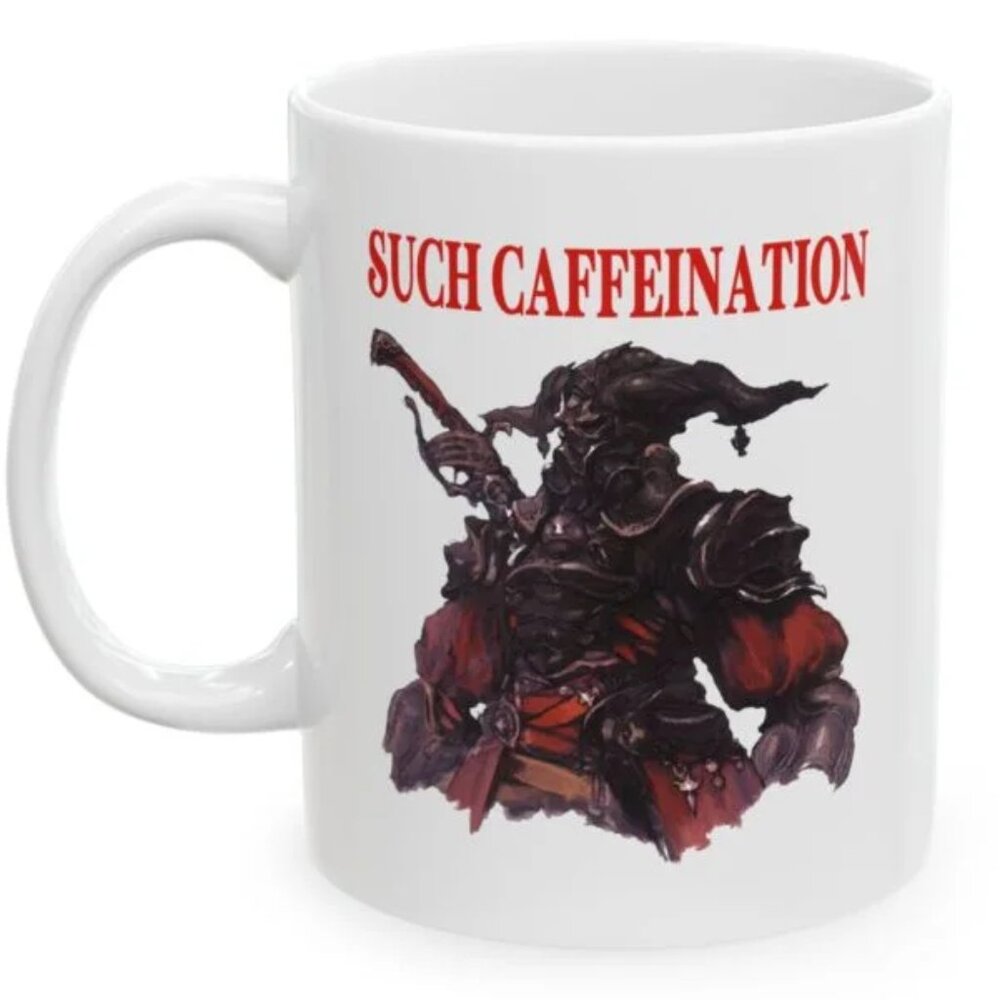 Such Caffeination FFXIV Final Fantasy 14 Such Devastation Gaius Mug 91
